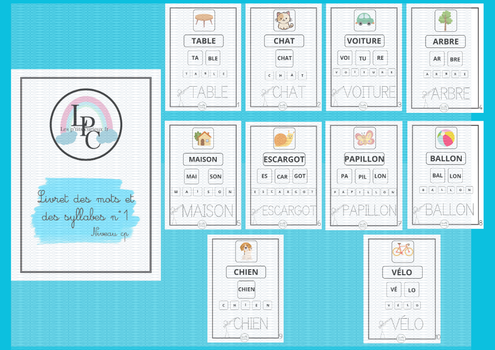 Livret des mots et des syllabes n°1