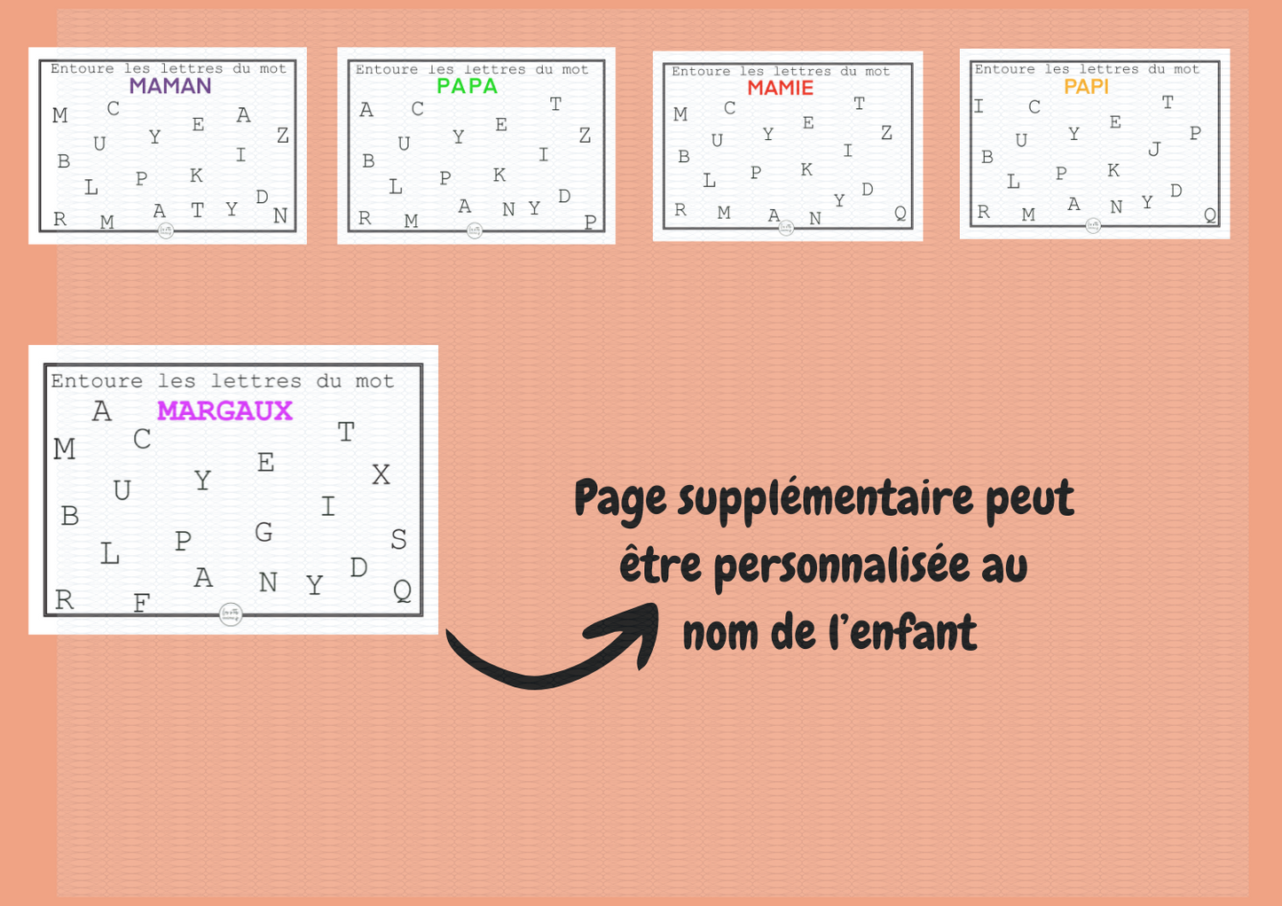 Livret sur le thème de l'alphabet