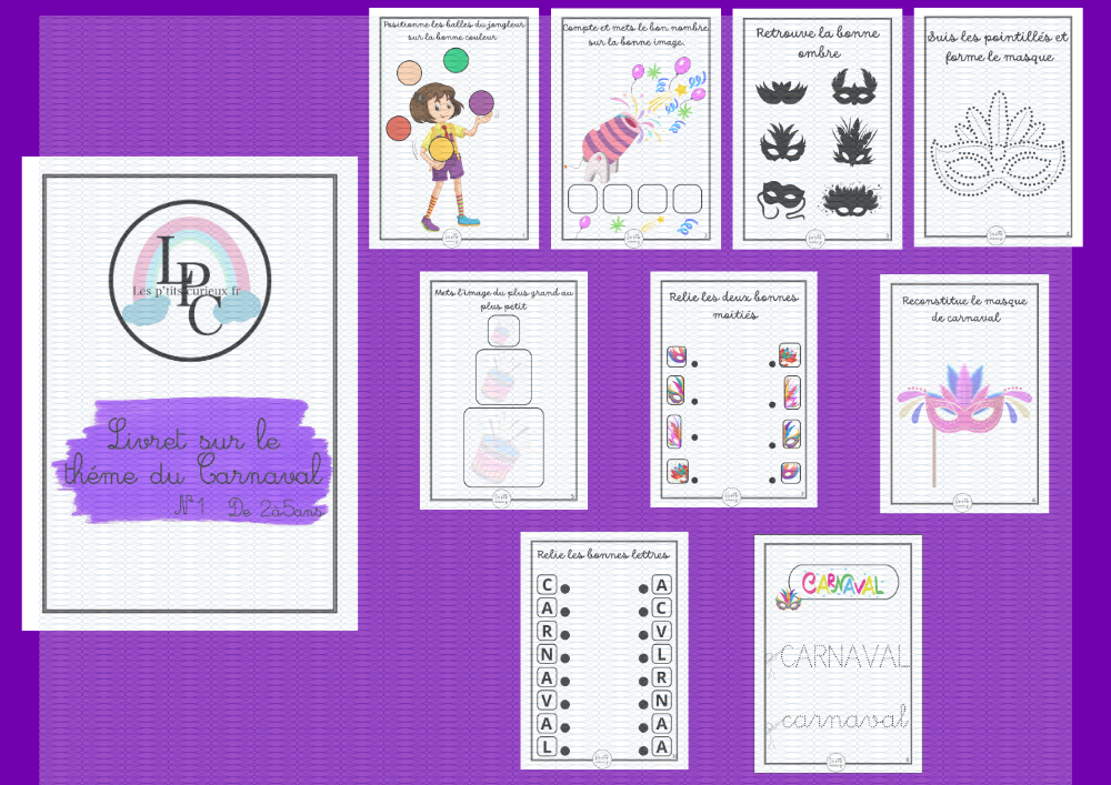 Livret sur le thème du carnaval