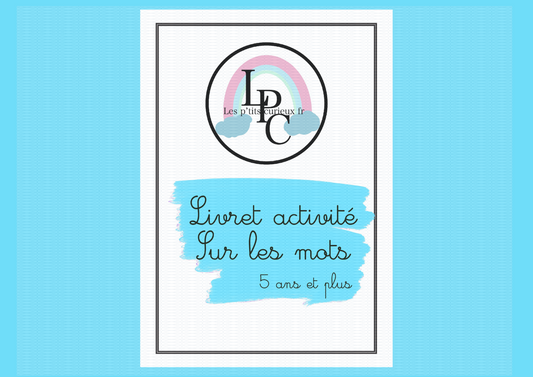 Livret activités sur les mots