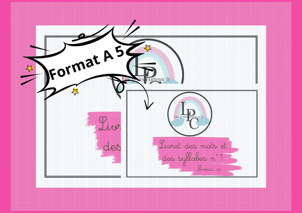 Livret des mots et des syllabes n°1