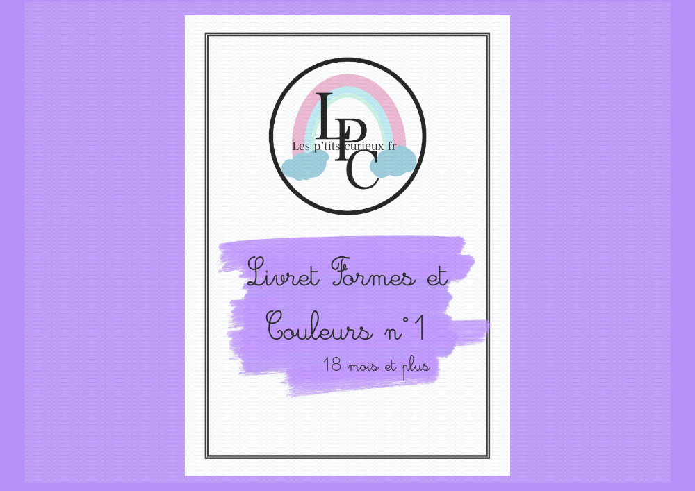 Livret formes et couleurs n°1