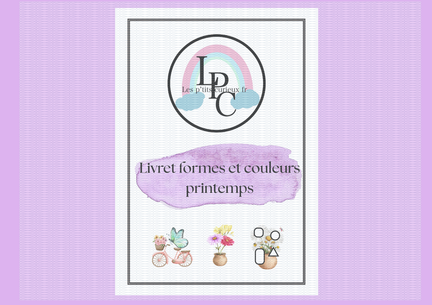 Livret formes et couleurs printemps