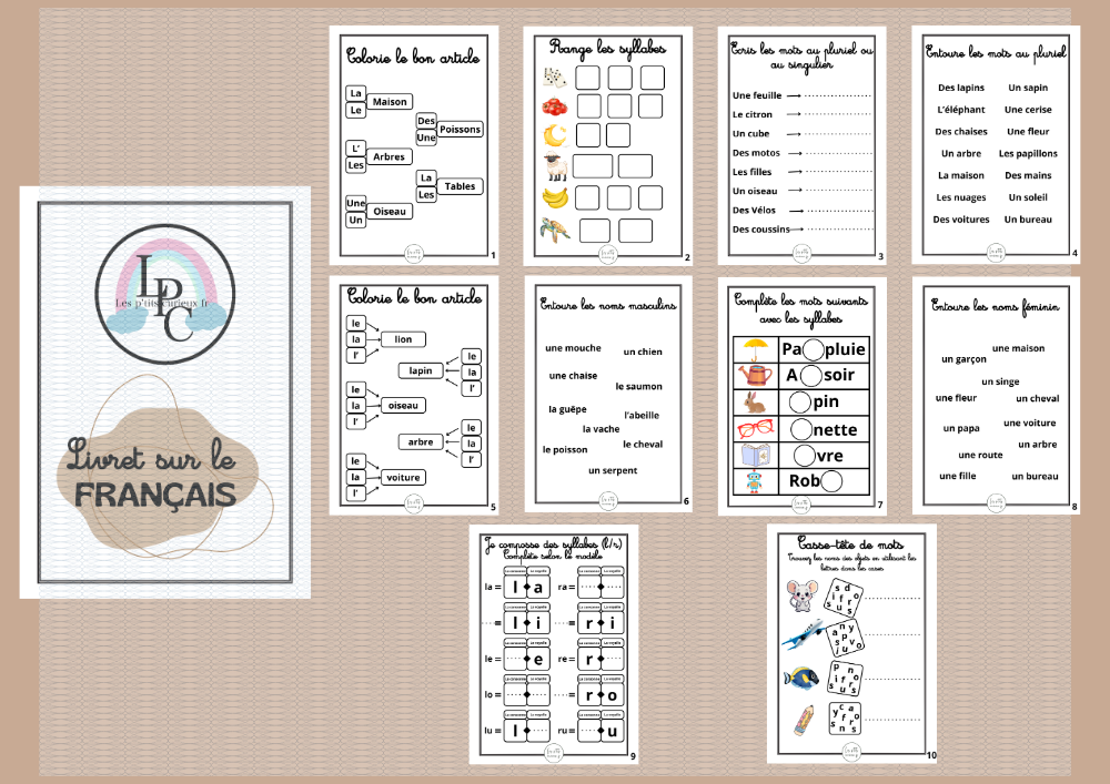 Livret sur le français