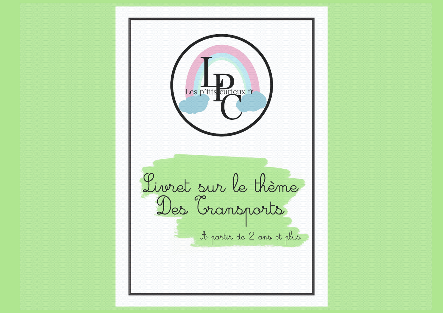 Livret sur le thème des transports