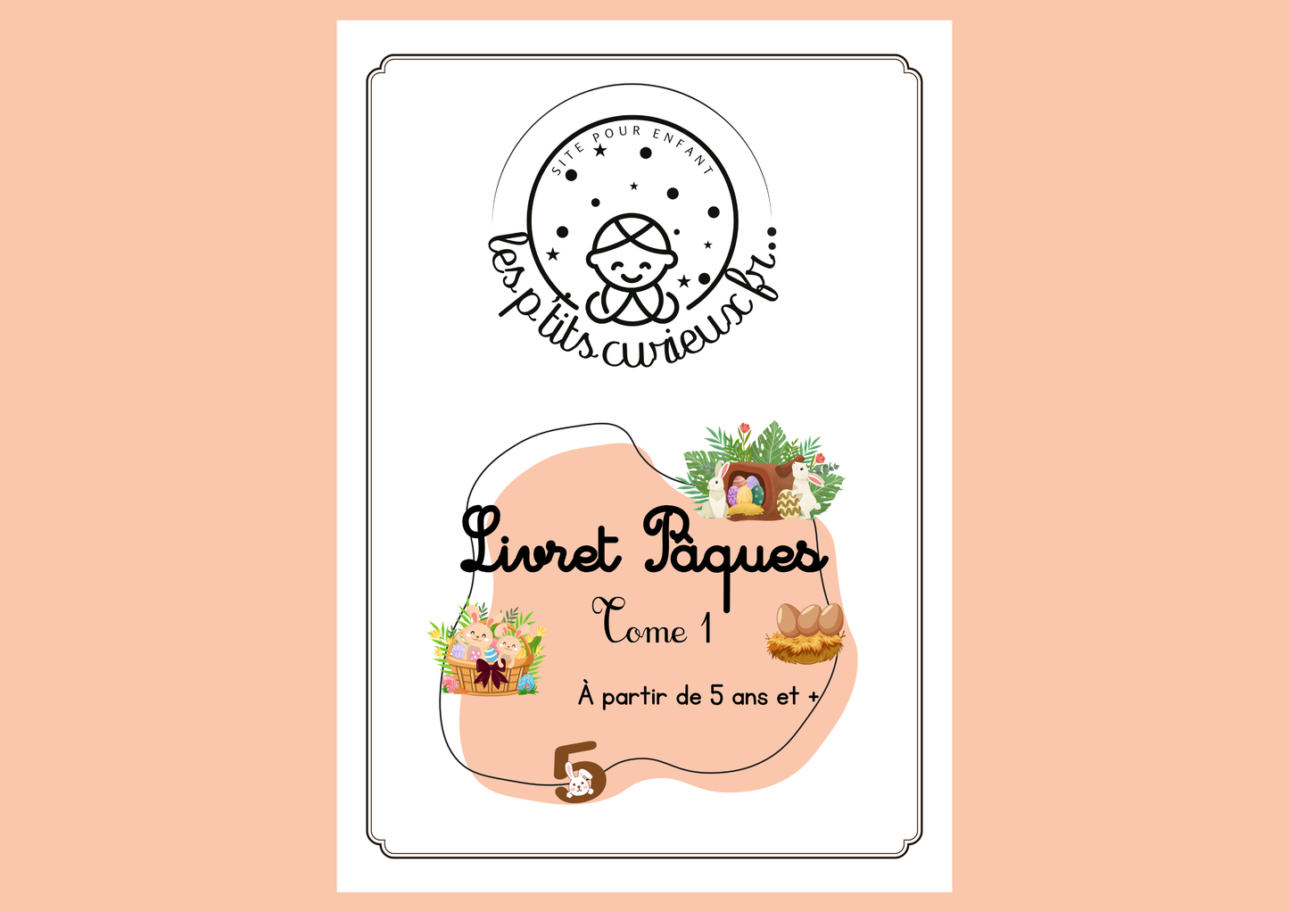 Livret d’activités Pâques – Tome 1 (5 ans et +)
