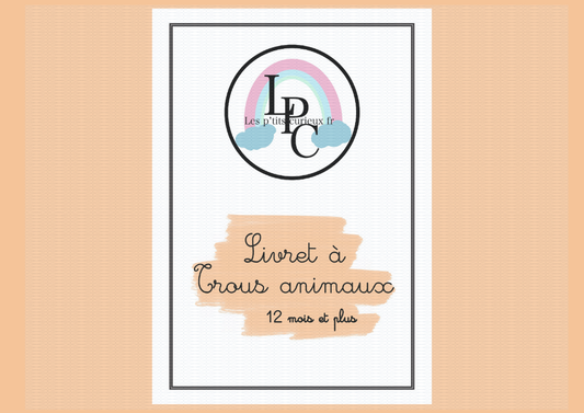 Livret à trou animaux