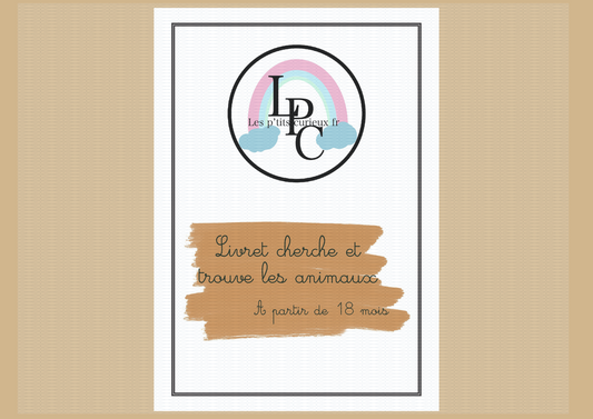 Livret cherche et trouve les animaux