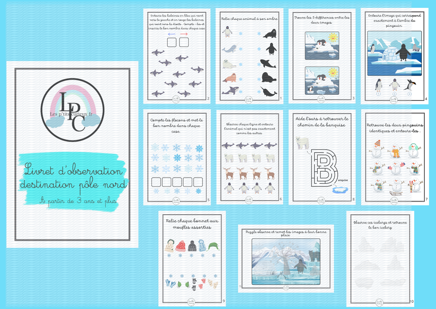Livret d'observation destination pole nord